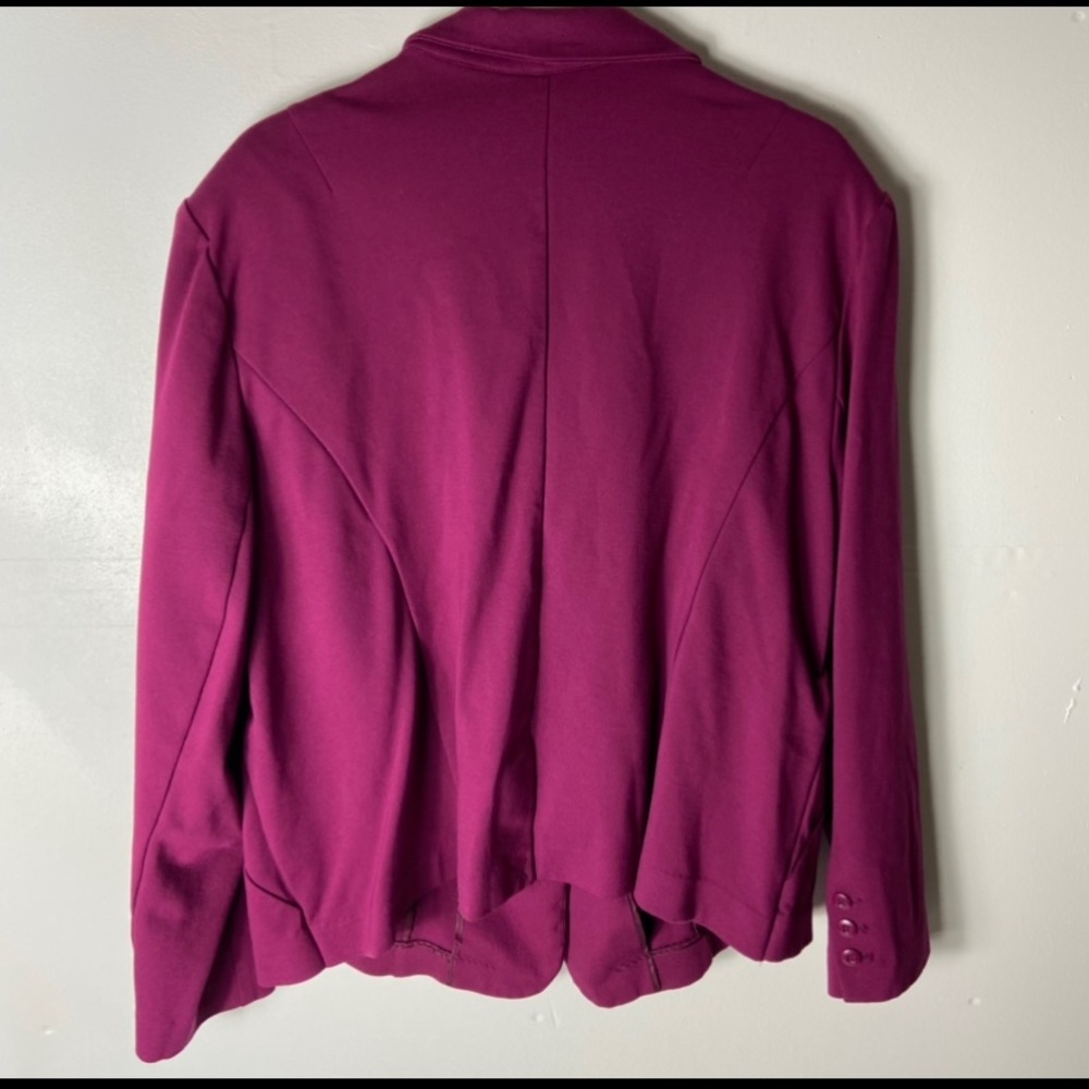 Lane Bryant Womens Purple Career Style Blazer - Picture 2 of 3